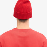 Merino Wool Beanie Scarlet Red