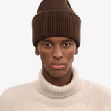 Merino Wool Hat Coffee Brown