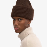 Merino Wool Hat Coffee Brown