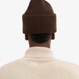 Merino Wool Hat Coffee Brown
