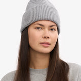Merino Wool Hat Heather Grey