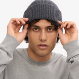Merino Wool Hat Lava Grey