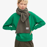 Merino Wool Scarf Dusty Olive