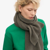 Merino Wool Scarf Dusty Olive