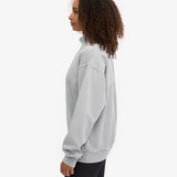 Organic Quarter Zip Faded Grey
