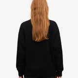 Oversized Merino Wool Crew Deep Black
