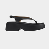 Tasha Black Sandals