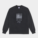 So Bored Long Sleeve Tee Silver Black