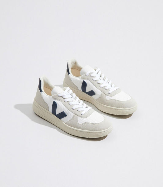 VEJA V-10 CWL WHITE BLACK