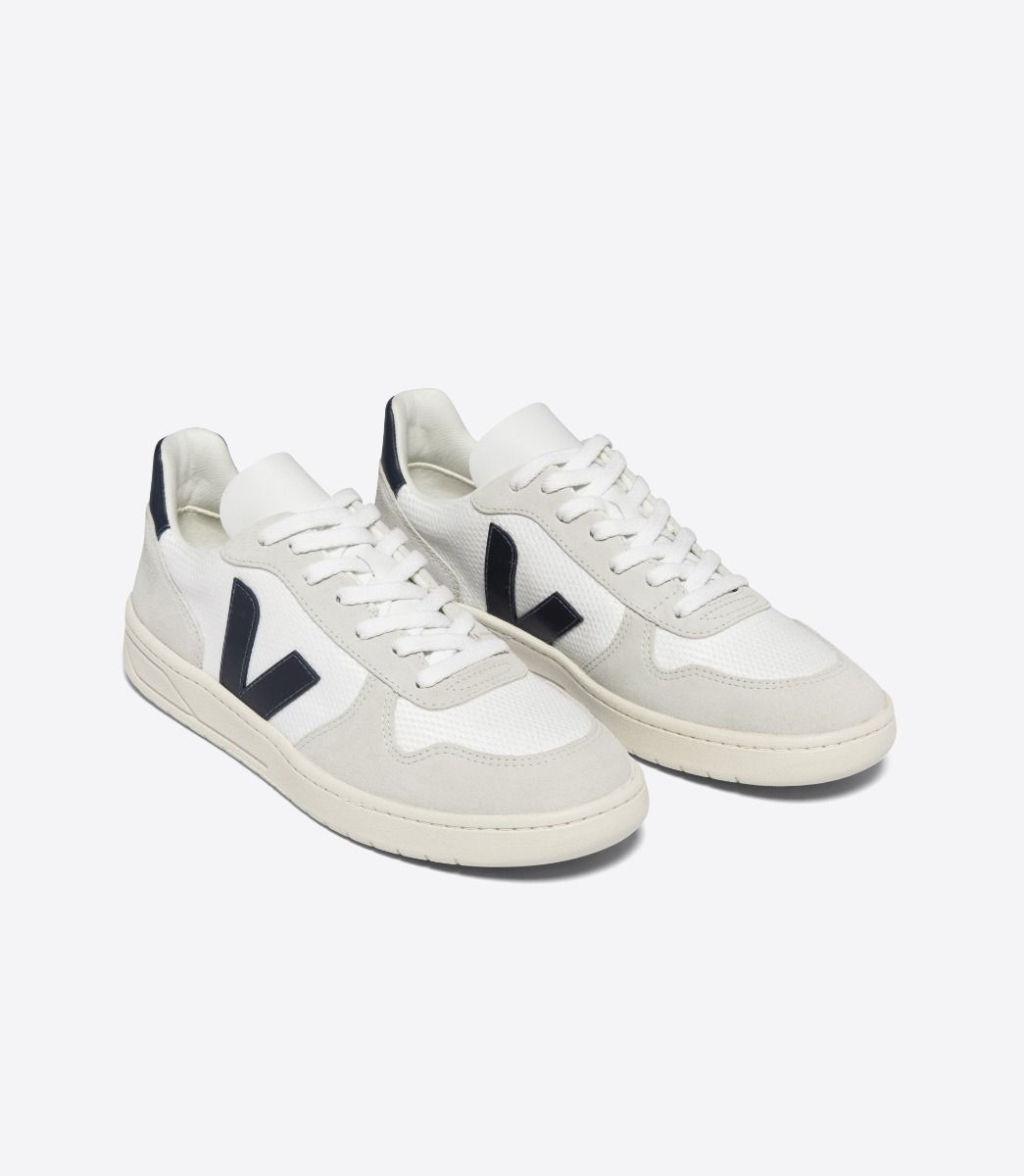 VEJA V-10 CWL WHITE BLACK