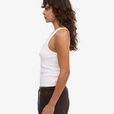 Rib Tank Top Optical White