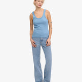 Rib Tank Top Seaside Blue