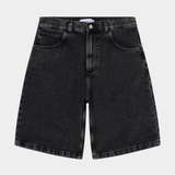 Worker Shorts Black Matt Wash