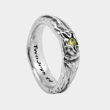 Yellow Stone Ring (Sterling Silver)